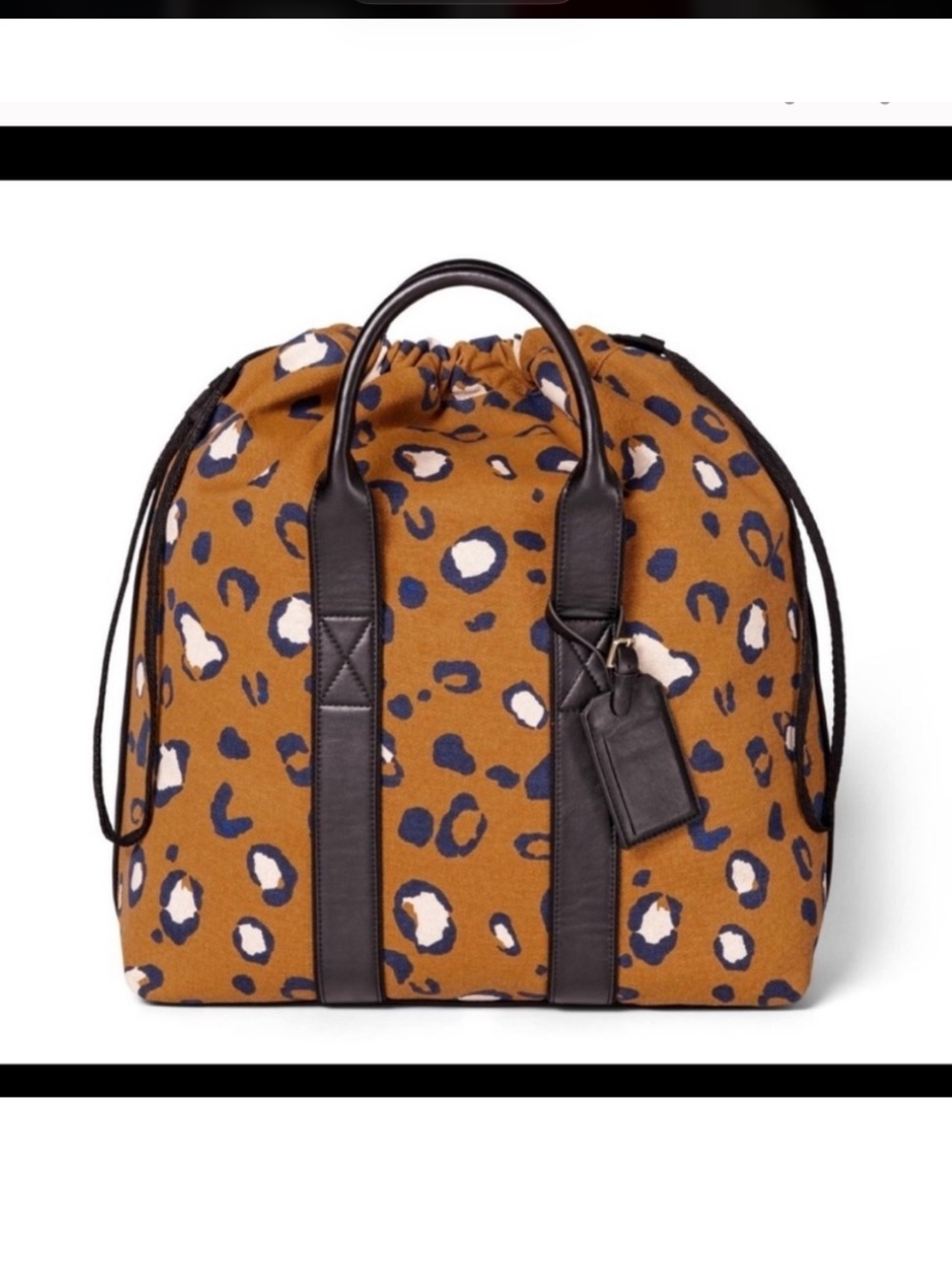 3.1 Phillip Lim for Target Leopard Canvas Drawstring Tote Bag Carryall